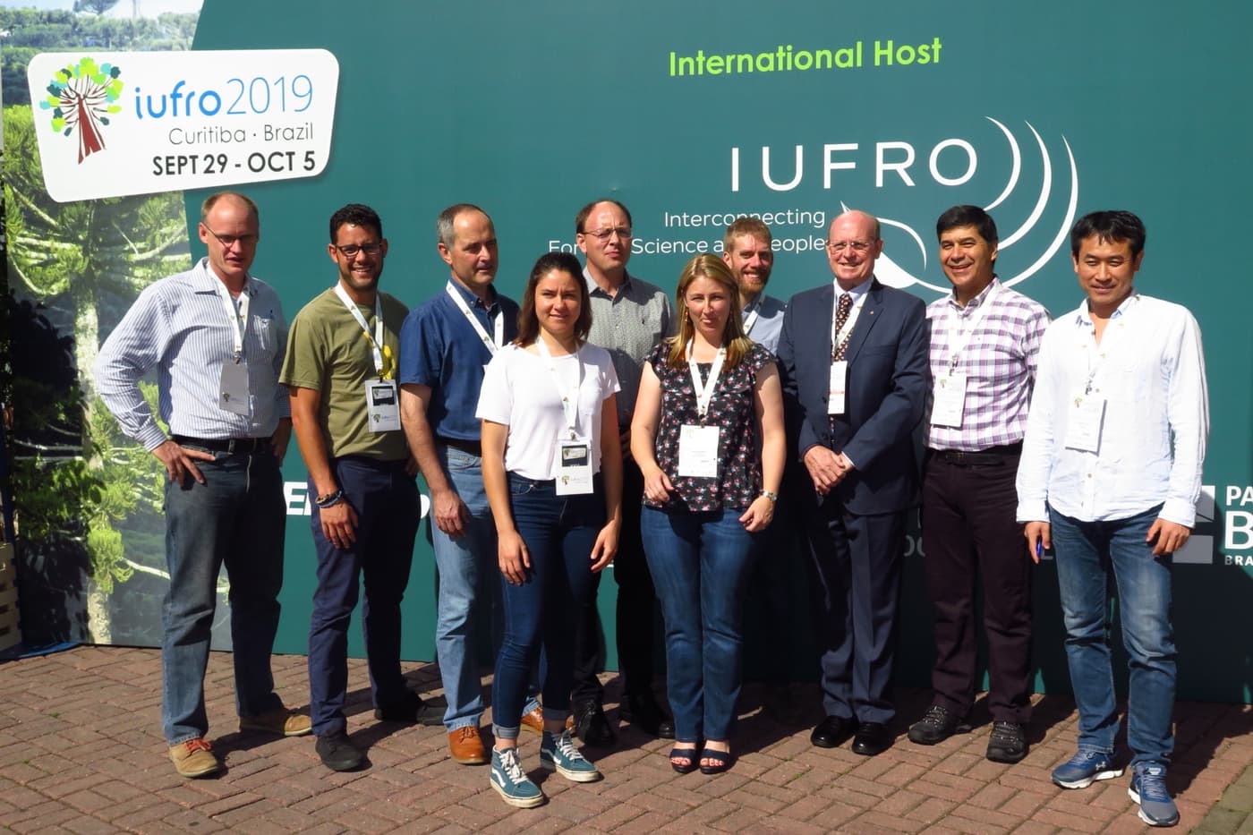 FABI flag flies high at the XXV IUFRO World Congress 2019