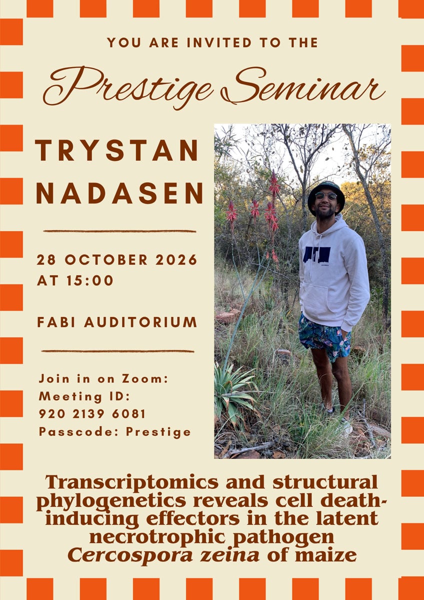 Prestige Seminar: Trystan Nadasen