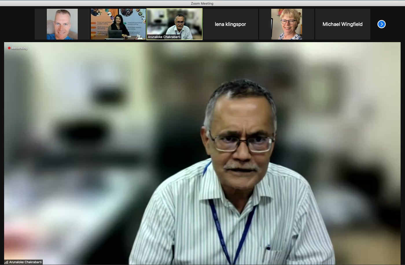 The problem of CAM in India highlighted at the August FABI International Seminar
