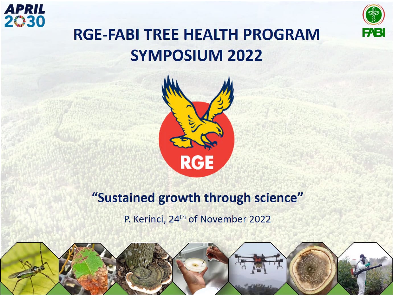 RGE-FABI THP research seminar hosted in Indonesia