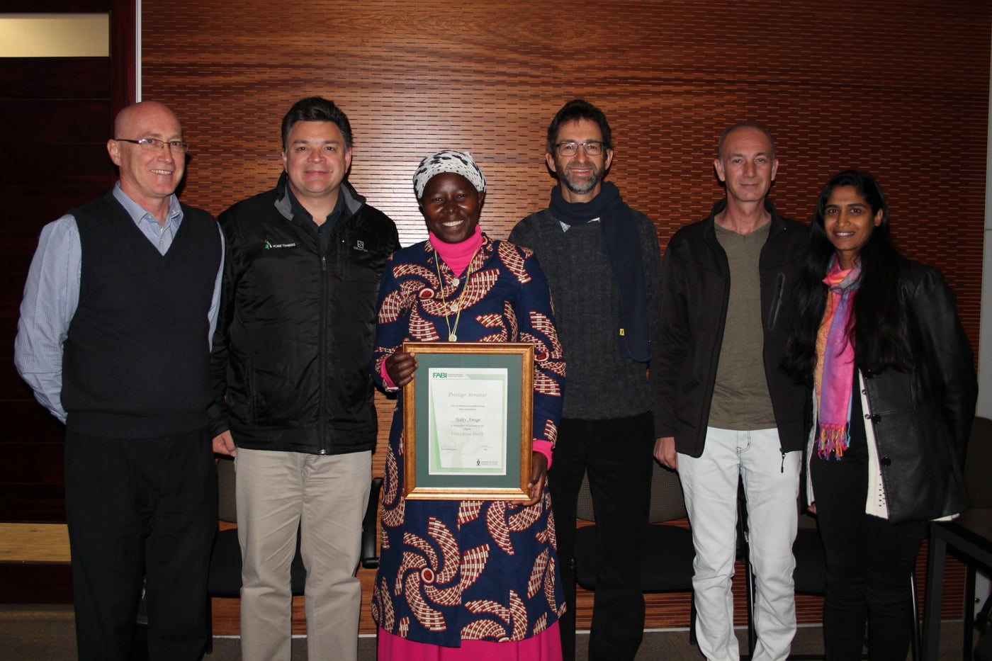 FABIans celebrate the prestige seminars of two cassava “musketeers”