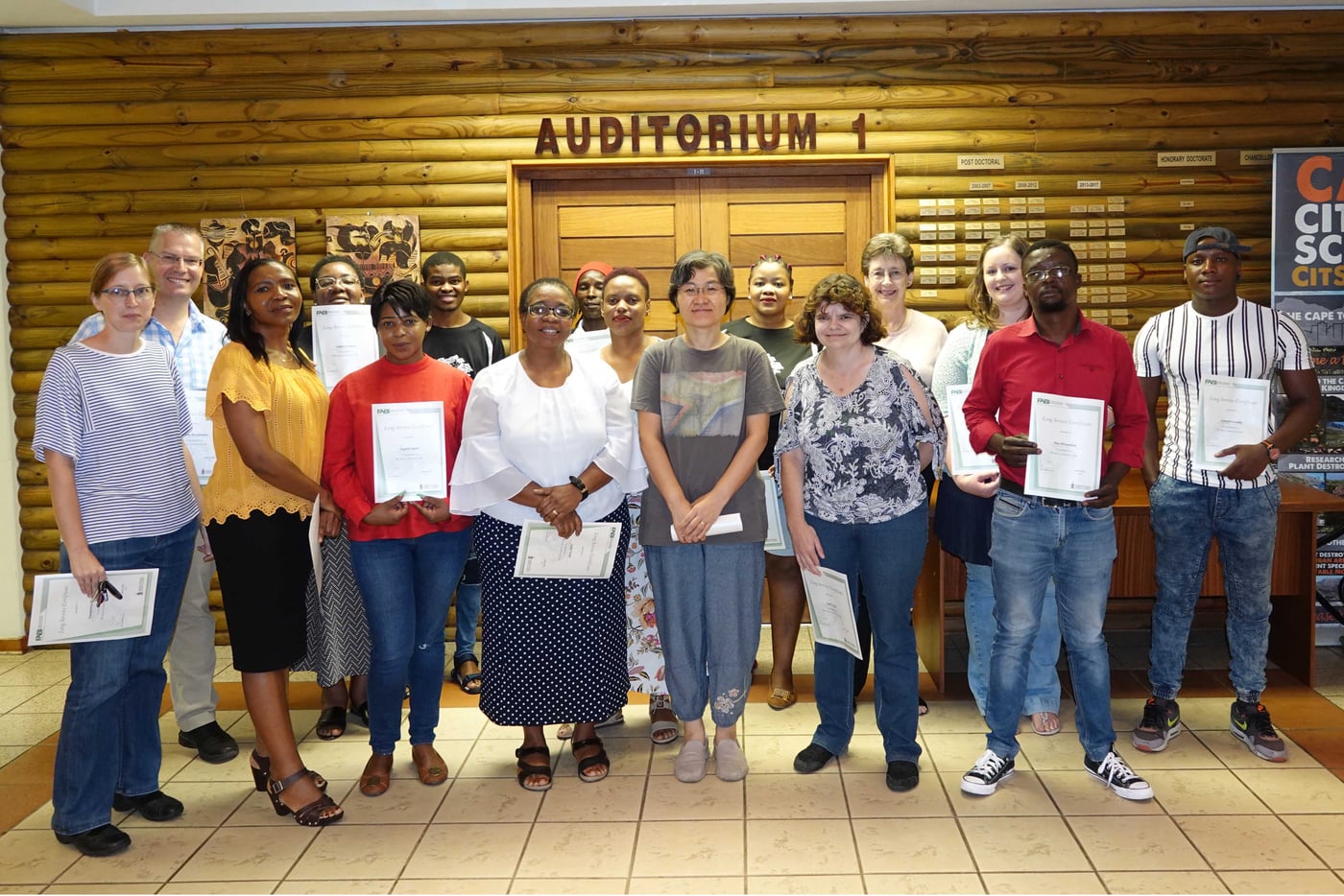 FABI recognises long service by staff