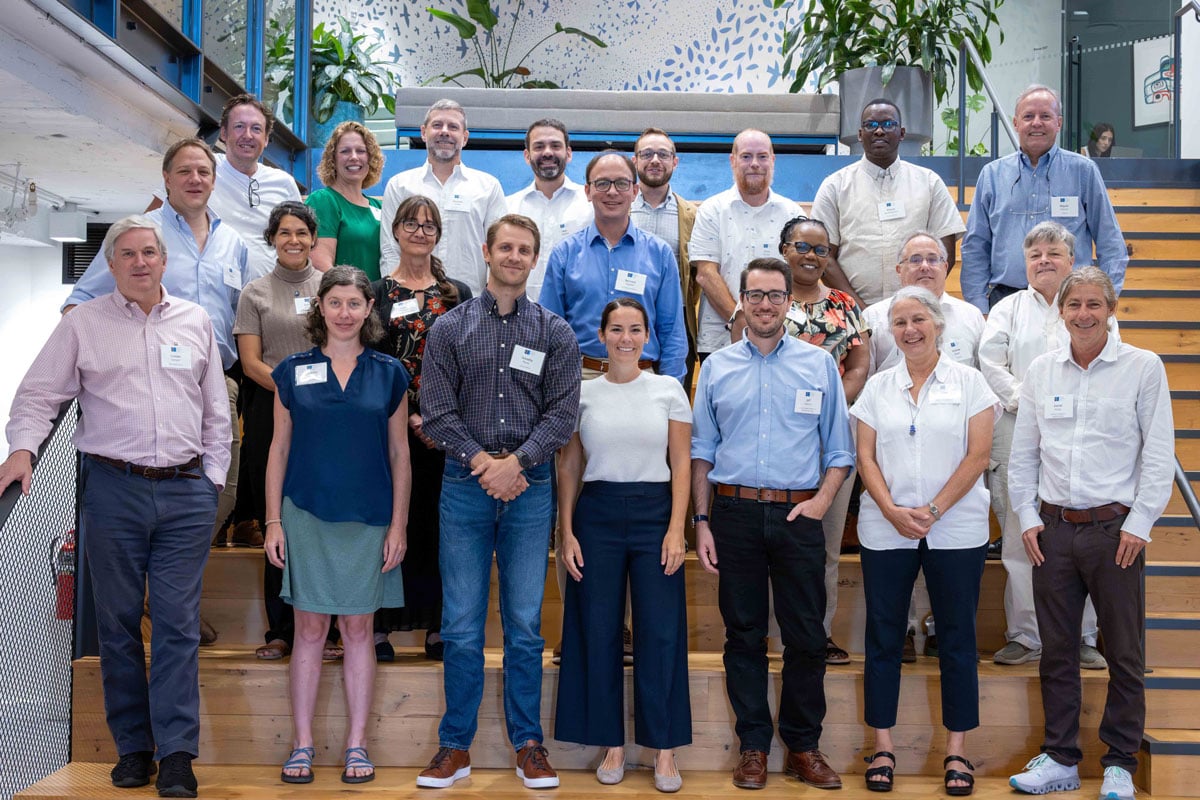Bezos Earth Fund workshop group photo