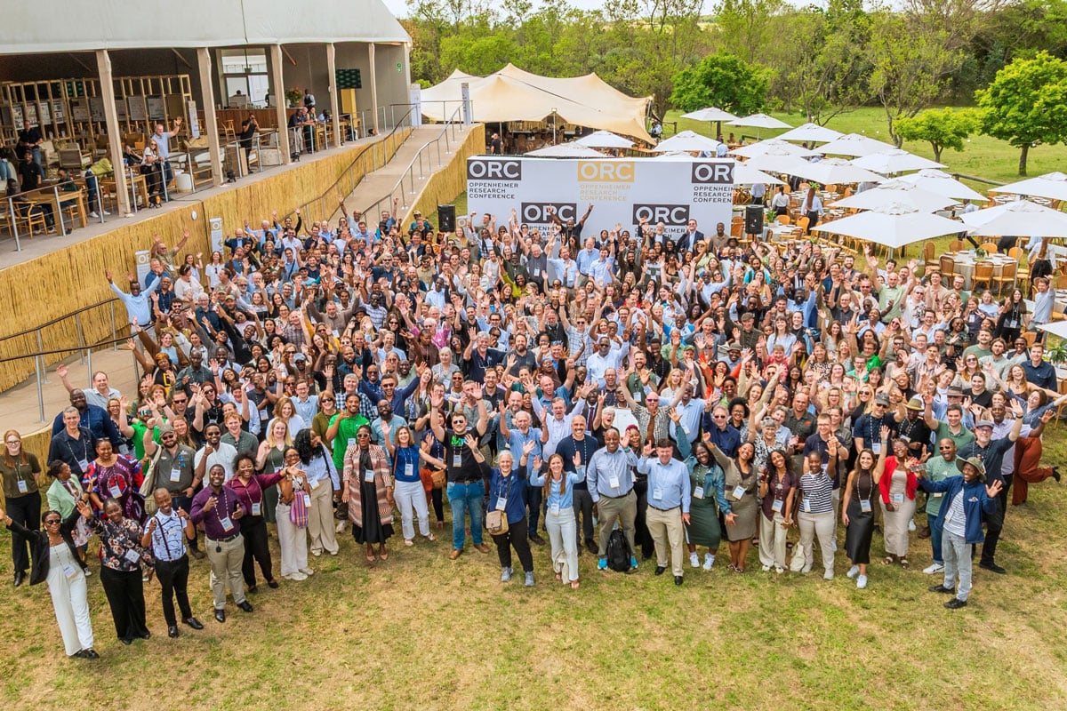 Oppenheimer Research Conference attendees