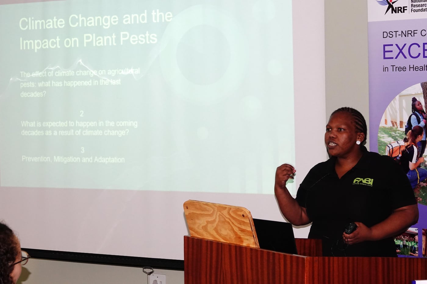 Interns present a research seminar