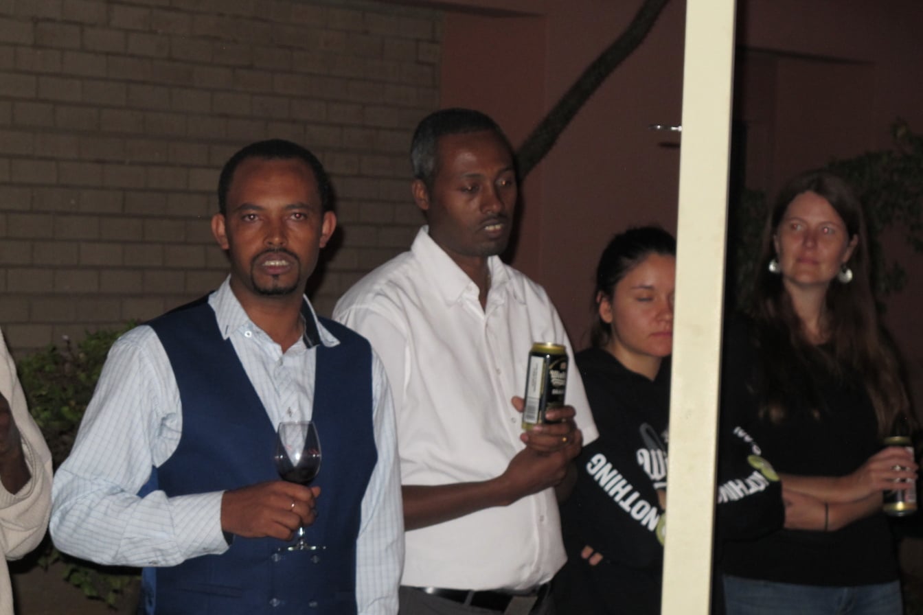 FABIans host farewell braai for Drs Stuart Fraser and Birhan Abate