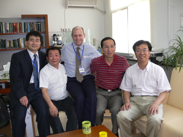 Prof. Mike Wingfield met Proff. XingYao Zhang (Chinese Academy of Forestry), and JiangHua Sun (Chinese Academy of Science) in Beijing.