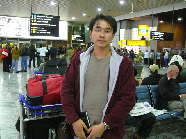 Shuaifei Chen, the first Ph. D student under CFEPP arrived in South Africa.